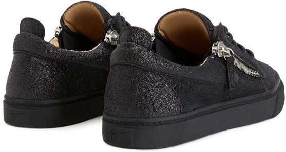 Giuseppe Zanotti Nicki glitter low-top sneakers Black