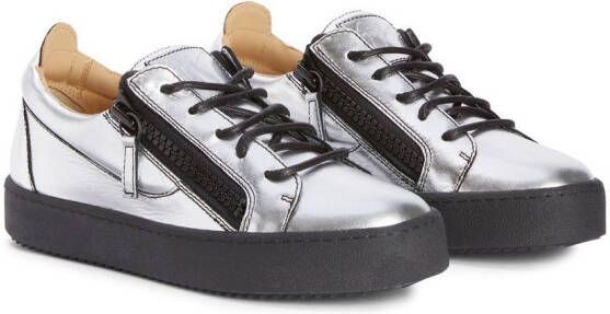 Giuseppe Zanotti Nicki lace-up sneakers Silver