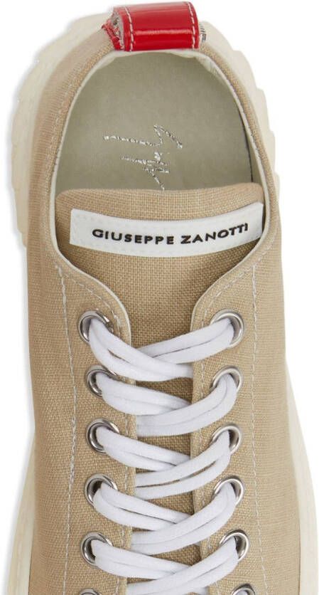 Giuseppe Zanotti Nicki leather low-top sneakers Neutrals