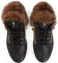 Giuseppe Zanotti Nicki leather sneakers Black - Thumbnail 4