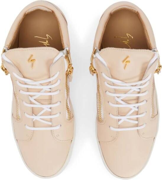 Giuseppe Zanotti Nicki leather sneakers Pink