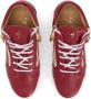 Giuseppe Zanotti Nicki leather sneakers Red - Thumbnail 4
