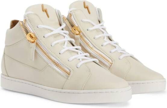 Giuseppe Zanotti Nicki leather sneakers White