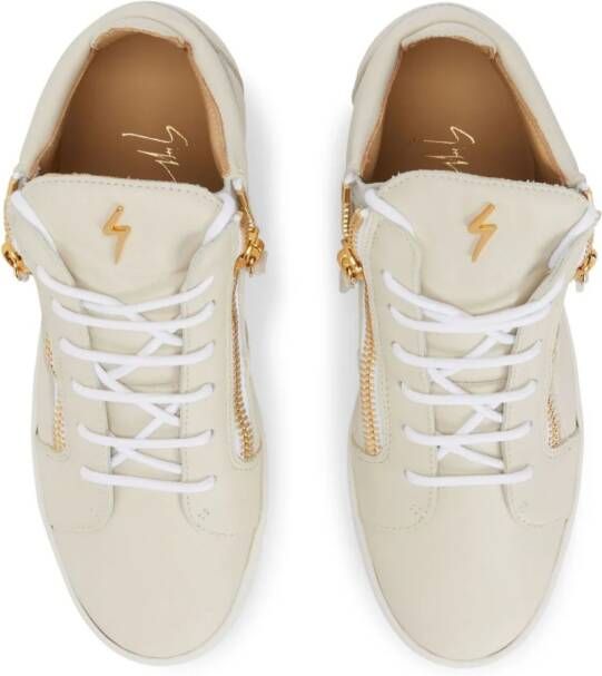 Giuseppe Zanotti Nicki leather sneakers White