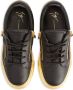 Giuseppe Zanotti Nicki logo-patch leather sneakers Black - Thumbnail 4
