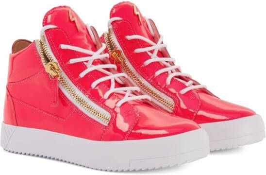 Giuseppe Zanotti Nicki mid-top sneakers Red