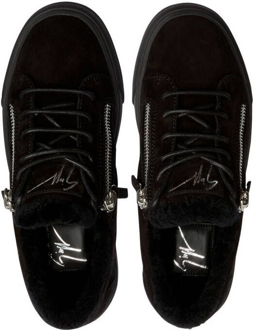 Giuseppe Zanotti Nicki suede low-top sneakers Black