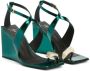 Giuseppe Zanotti Nihao Ring 105mm sandals Green - Thumbnail 2