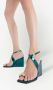 Giuseppe Zanotti Nihao Ring 105mm sandals Green - Thumbnail 4