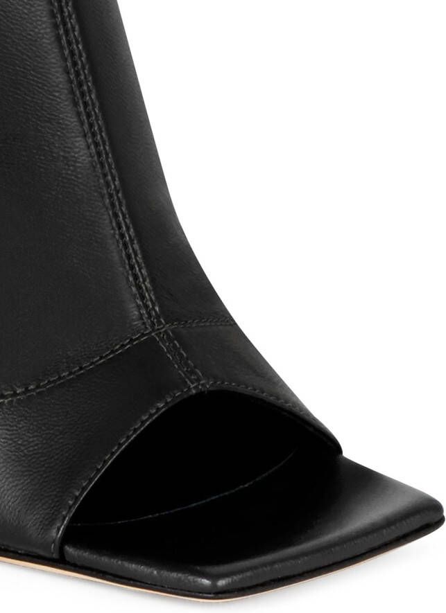 Giuseppe Zanotti open-toe ankle boots Black