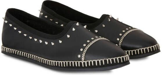 Giuseppe Zanotti Otium studded leather loafers Black
