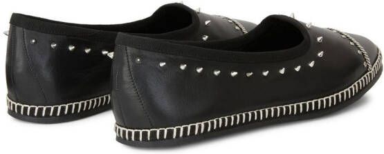 Giuseppe Zanotti Otium studded leather loafers Black