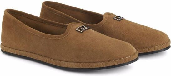 Giuseppe Zanotti Otium suede loafers Neutrals