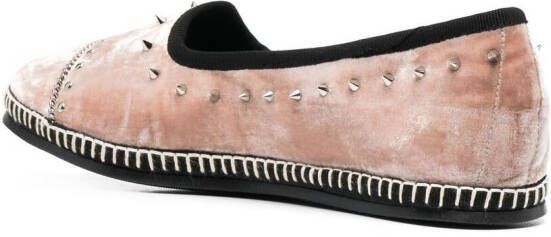 Giuseppe Zanotti Otium velvet loafers Pink