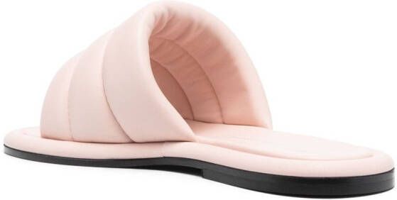 Giuseppe Zanotti padded slip-on slides Pink