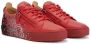 Giuseppe Zanotti paint-splatter low-top sneakers Red - Thumbnail 2