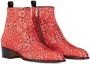 Giuseppe Zanotti paisley print ankle boots Red - Thumbnail 2