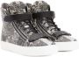 Giuseppe Zanotti paisley-print high-top sneakers Black - Thumbnail 2