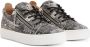 Giuseppe Zanotti paisley-print leather sneakers Black - Thumbnail 2