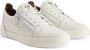 Giuseppe Zanotti panelled leather sneakers White - Thumbnail 2