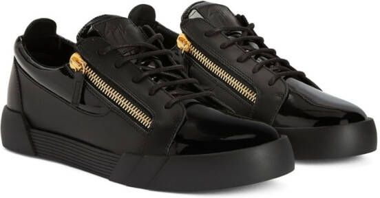 Giuseppe Zanotti panelled low-top sneakers Black