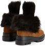 Giuseppe Zanotti Phillis faux-fur trim boots Brown - Thumbnail 3