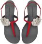 Giuseppe Zanotti Phoebe flat sandals Red - Thumbnail 4