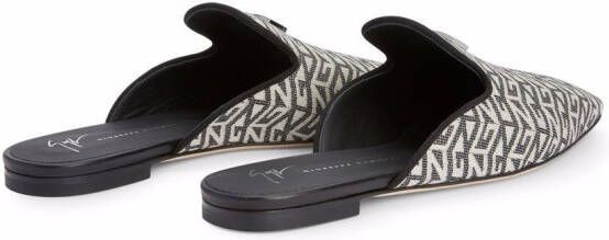 Giuseppe Zanotti Pigalle monogram loafers Black