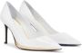 Giuseppe Zanotti pointed contrast-trim pumps White - Thumbnail 2