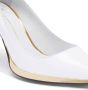 Giuseppe Zanotti pointed contrast-trim pumps White - Thumbnail 4