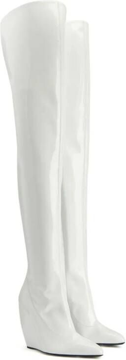 Giuseppe Zanotti Preety 105mm pointed-toe boots White