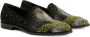 Giuseppe Zanotti Python crystal-embellished loafers Black - Thumbnail 2
