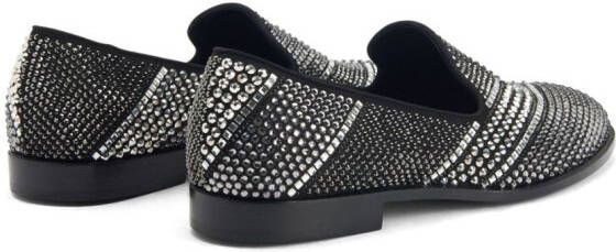 Giuseppe Zanotti Raimond crystal-embellished loafers Black
