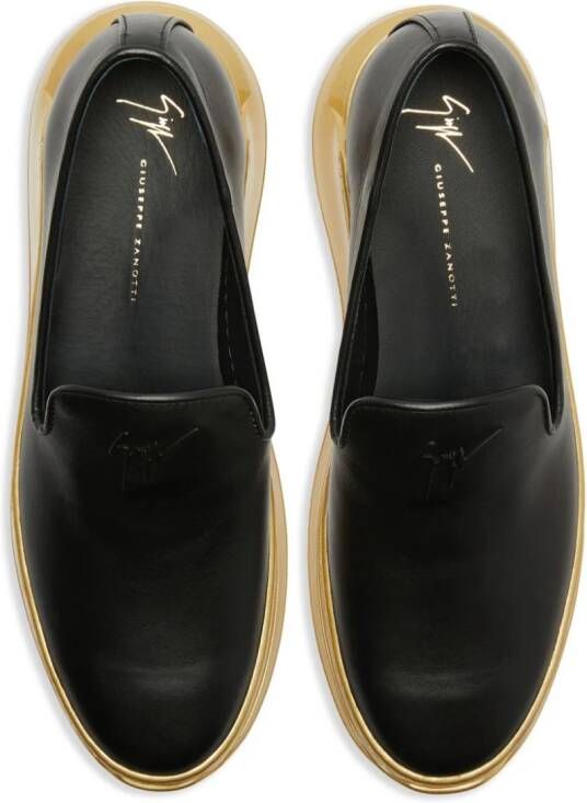 Giuseppe Zanotti Remye leather loafers Black