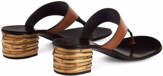 Giuseppe Zanotti Rhea 40mm sandals Brown