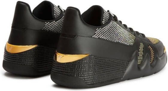 Giuseppe Zanotti rhinestone low-top sneakers Black