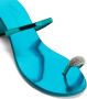 Giuseppe Zanotti Ring 40mm leather sandals Blue - Thumbnail 4
