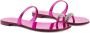 Giuseppe Zanotti Ring crystal-embellished flip-flops Pink - Thumbnail 2