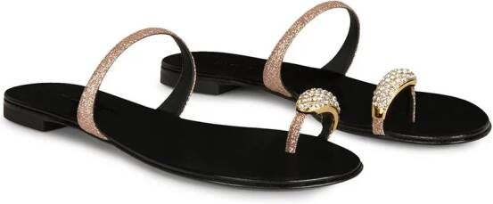 Giuseppe Zanotti Ring toe-strap sandals Pink