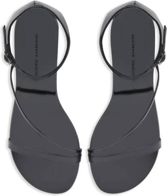 Giuseppe Zanotti Rochelle 40mm leather sandals Black
