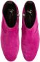 Giuseppe Zanotti Ron panelled suede ankle boots Pink - Thumbnail 4