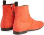 Giuseppe Zanotti Ron suede ankle boots Red - Thumbnail 3