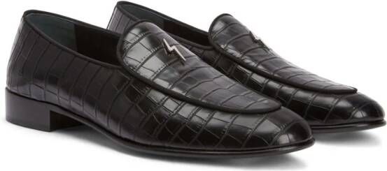 Giuseppe Zanotti Rudolph leather loafers Black