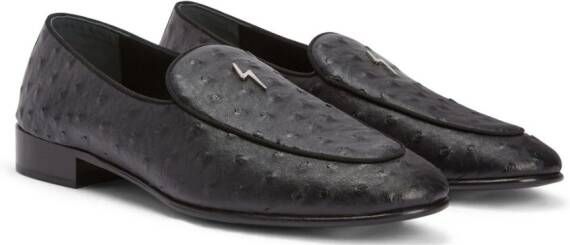Giuseppe Zanotti Rudolph leather loafers Black