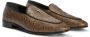 Giuseppe Zanotti Rudolph logo-plaque leather loafers Brown - Thumbnail 2