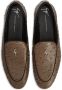 Giuseppe Zanotti Rudolph logo-plaque leather loafers Brown - Thumbnail 4