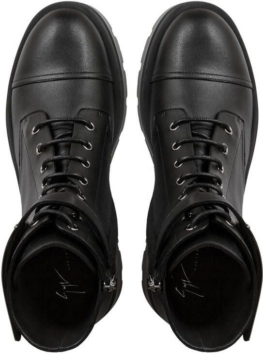 Giuseppe Zanotti Ruger lace-up boots Black