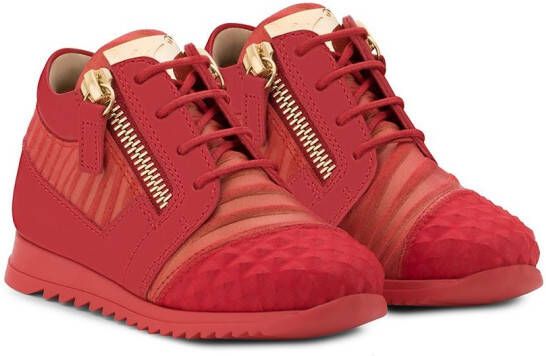 Giuseppe Zanotti Runner Jr low-top trainers Red