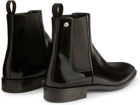Giuseppe Zanotti Ryim patent-finish ankle boots Black