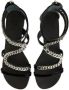 Giuseppe Zanotti Samantha chain-detail flat sandals Black - Thumbnail 4
